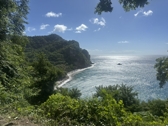 Vue sur la perle depuis la petit boucle