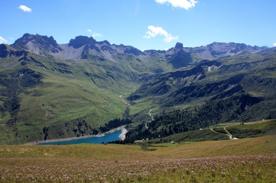 Vue sur la Pierra Menta