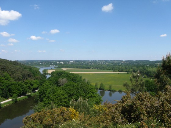 Vue sur la plaine de Gènac