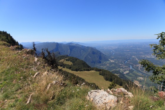 Vue sur la plaine de l'Isère