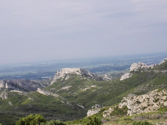 Vue sur la Plaine de la Crau