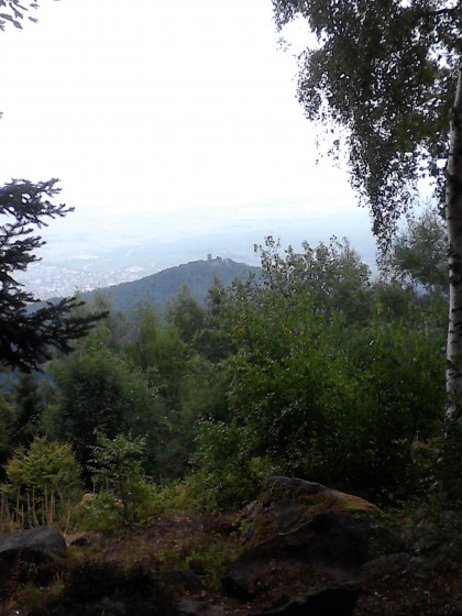 Vue sur la plaine depuis le rocher de la paix d\'Udine