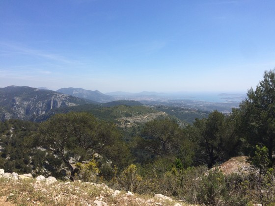 Vue sur la Rade de Toulon depuis le sommet du Gros Cerveau