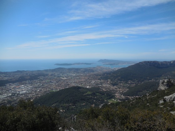 Vue sur la rade de Toulon