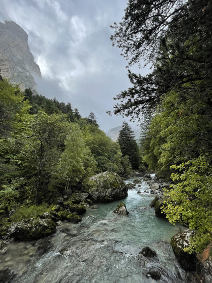 Vue sur la rivi&egrave;re