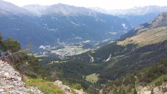 Vue sur la station d\'Aussois