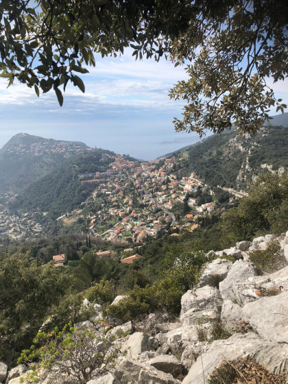 Vue sur La Turbie.