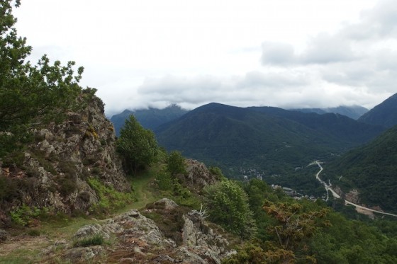 Vue sur la vallée d'Ax-les-Thermes