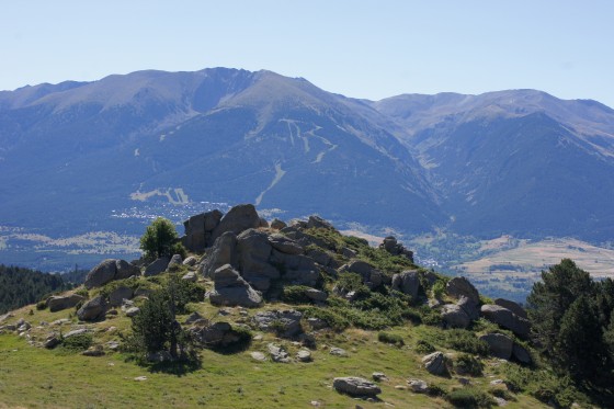 Vue sur la vallée d'Eyne