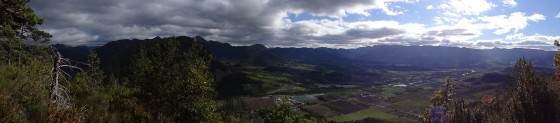 Vue sur la vall&eacute;e de Ch&acirc;tillon-en-Diois