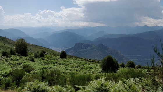 Vue sur la vallée de l\'Ariège