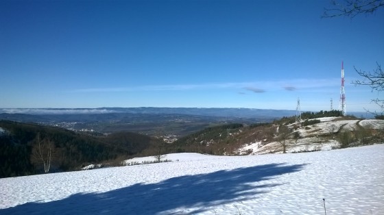 Vue sur la vallée de l'Ondaine