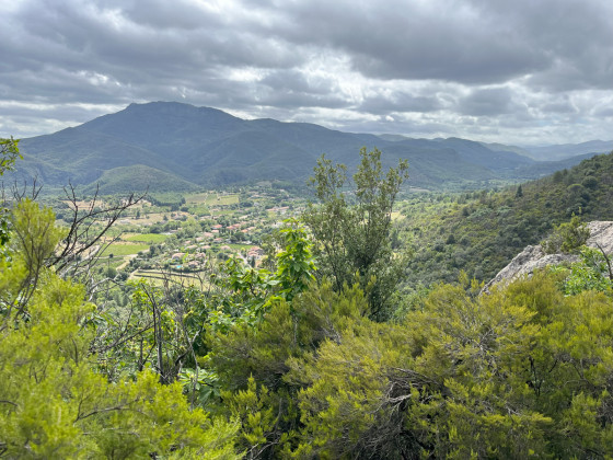 vue sur la vallée de l\'Orb