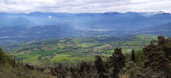 Vue sur la vallée de la Durance