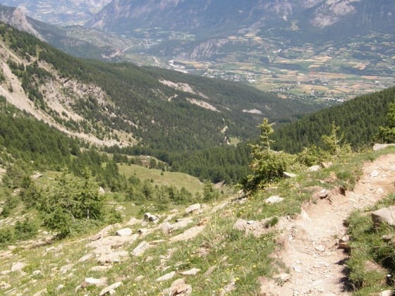 Vue sur la vallée de la Durance