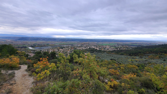 Vue sur la vallée de la Durance