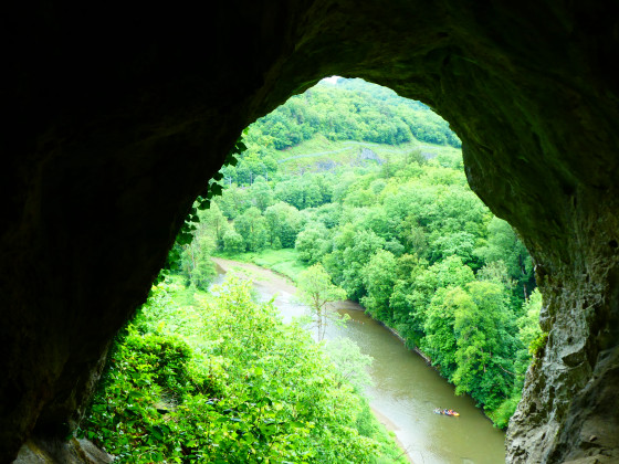 Vue sur la vallée de la Lesse