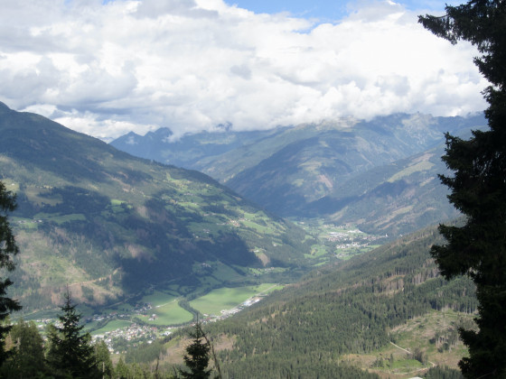 Vue sur la vallée de la Möll