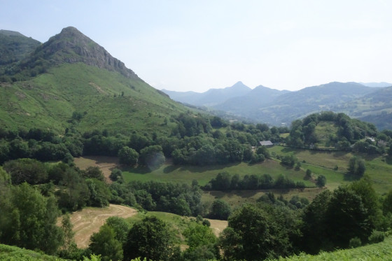 Vue sur la vallée de Mandailles