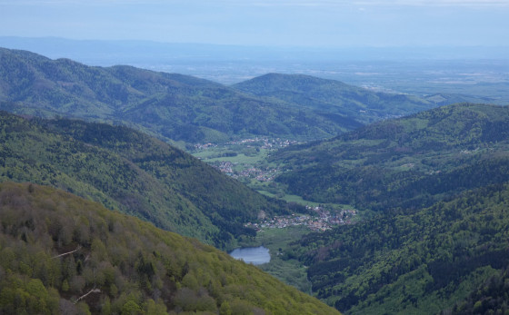 vue sur la vallée de Sewen