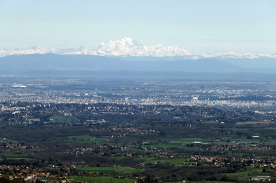Vue sur la vallée du Rhône