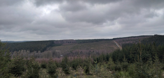 Vue sur la vall&eacute;e du Val de Poix