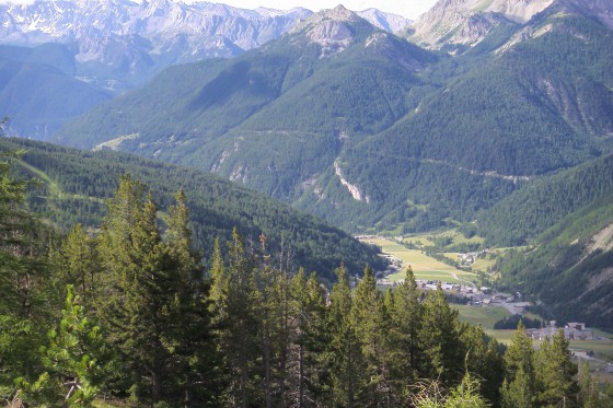 Vue sur la vallée