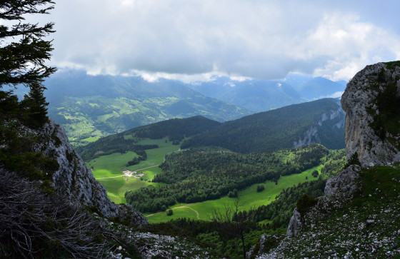Vue sur la vallée