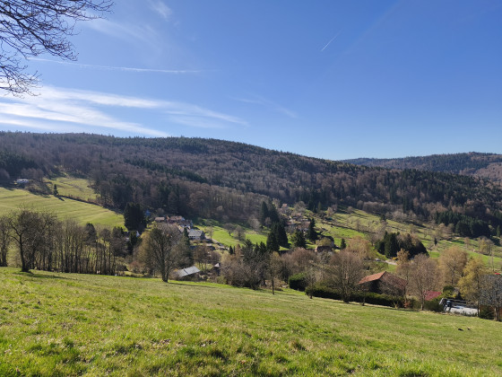 Vue sur la vallée