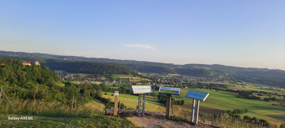 Vue sur la vallon de Sancey