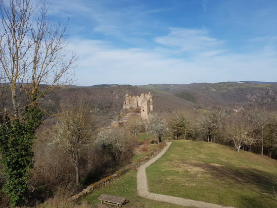 Vue sur le château Rocher