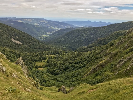 Vue sur le chemin du Hohneck