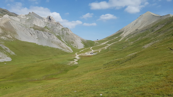 Vue sur le col de l\'Eychauda