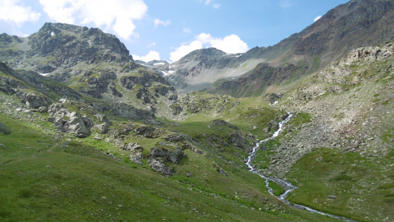 Vue sur le col de la Batailléres