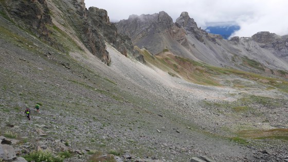 Vue sur le Col du Vallon