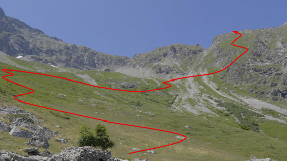 Vue sur le Col Menoux