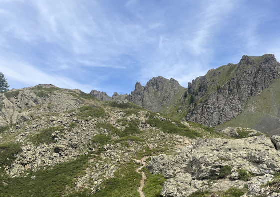 Vue sur le Collet Vert