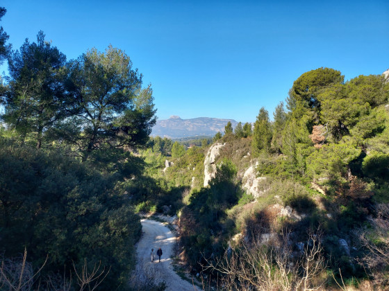 Vue sur le Garlaban