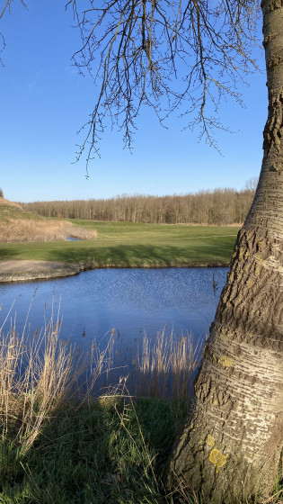 Vue sur le Golf de Dunkerque le long du canal de Bergues