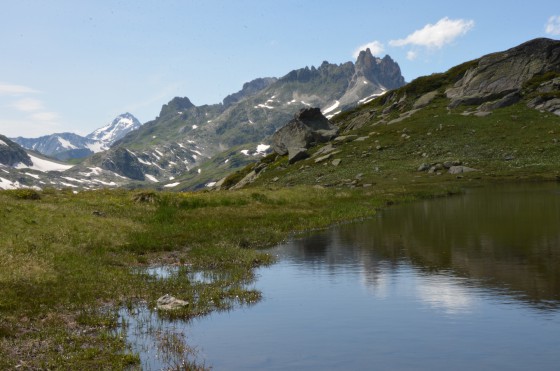Vue sur le grand Galibier