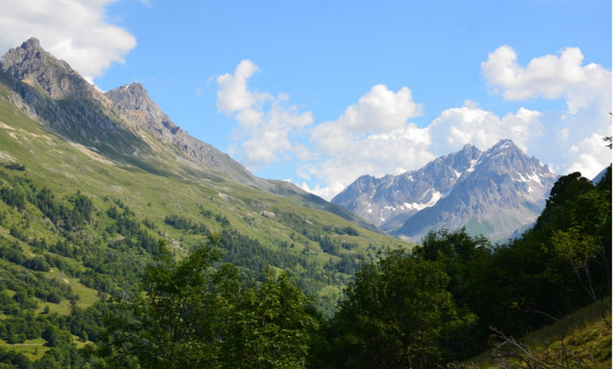 Vue sur le Grand Galibier