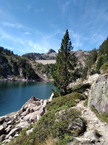 Vue sur le lac de Campana