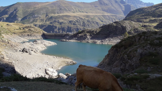 Vue sur le lac de la Gloriette