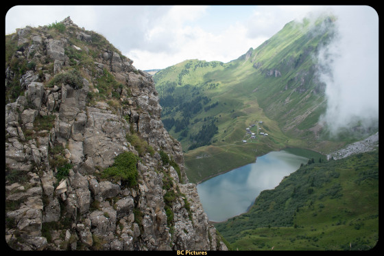Vue sur le lac de Lessy
