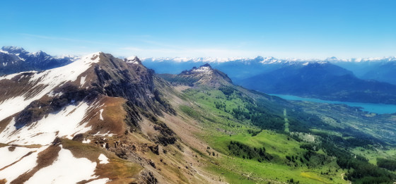 Vue sur le lac de Serre-Ponçon