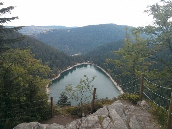Vue sur le lac des Corbeaux