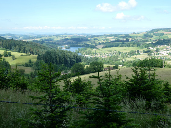 Vue sur le lac des Sapins