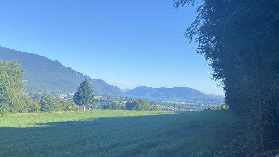 Vue sur le lac du Bourget