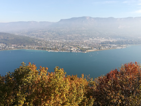 vue sur le lac du Bourget