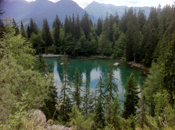Vue sur le Lac vert